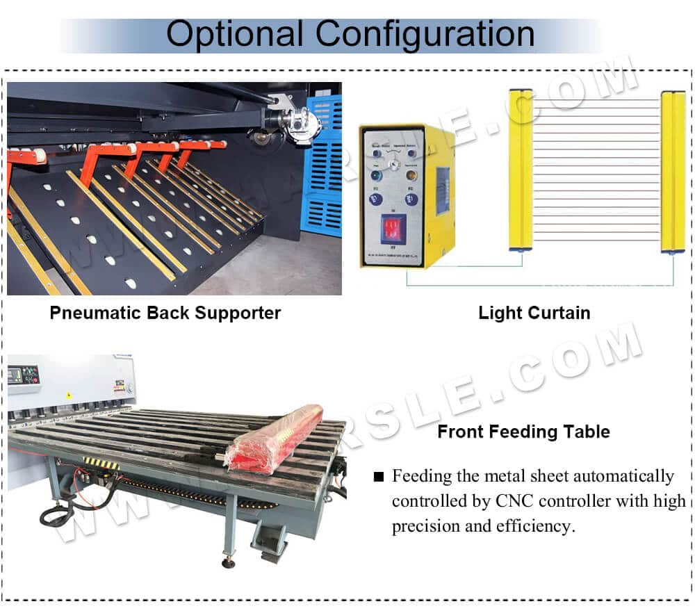 4x2500 Metal Shear Machine With E200PS For Sale 6 shear 6
